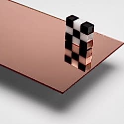 Yapışkanlı Aynalı Pleksi Bronz 1 mm